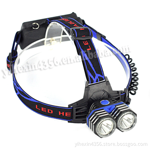 Aluminium XM-L T6 Headlamp For Camping / 2T6 Headlight / XM-L T6 Headlamp Made In China